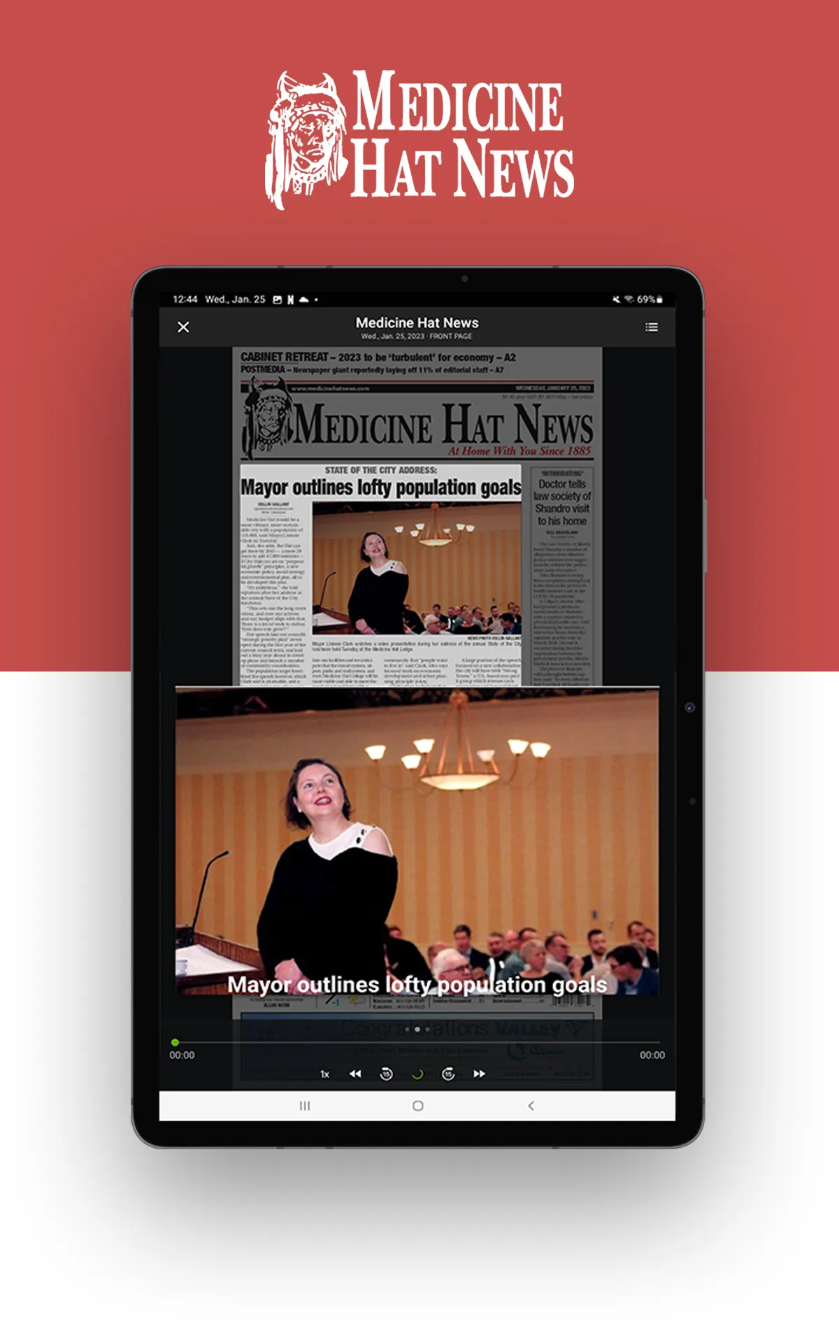 Medicine Hat News e-Edition | Indus Appstore | Screenshot