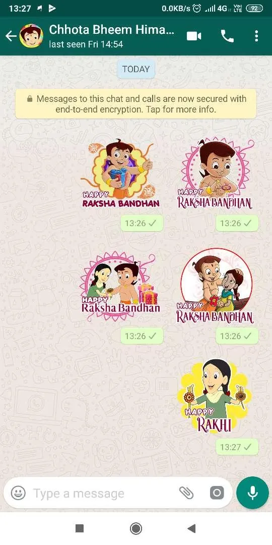 Chhota Bheem WAStickers | Indus Appstore | Screenshot