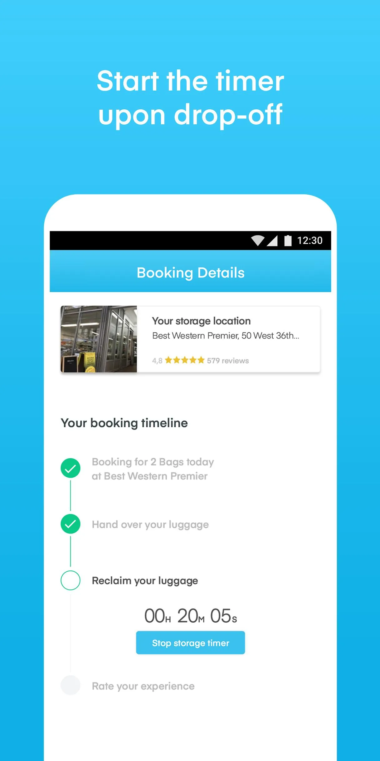 LuggageHero: Luggage Storage | Indus Appstore | Screenshot