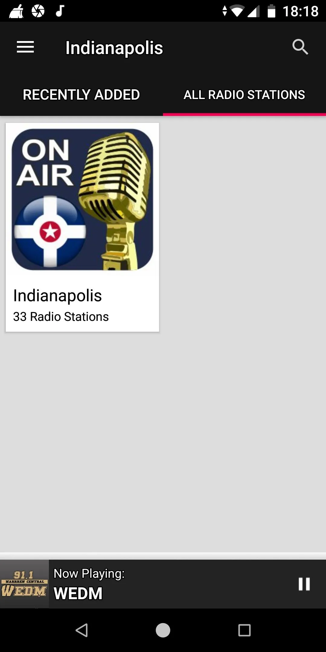 Indianapolis Radio Stations | Indus Appstore | Screenshot