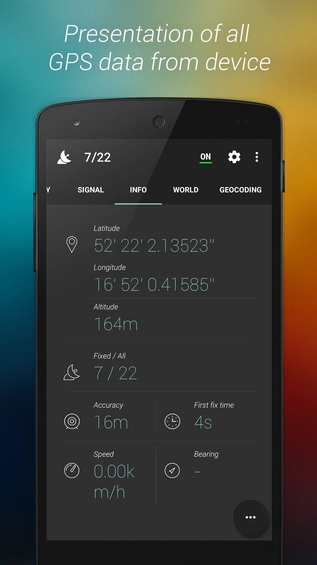 GPS Status | Indus Appstore | Screenshot