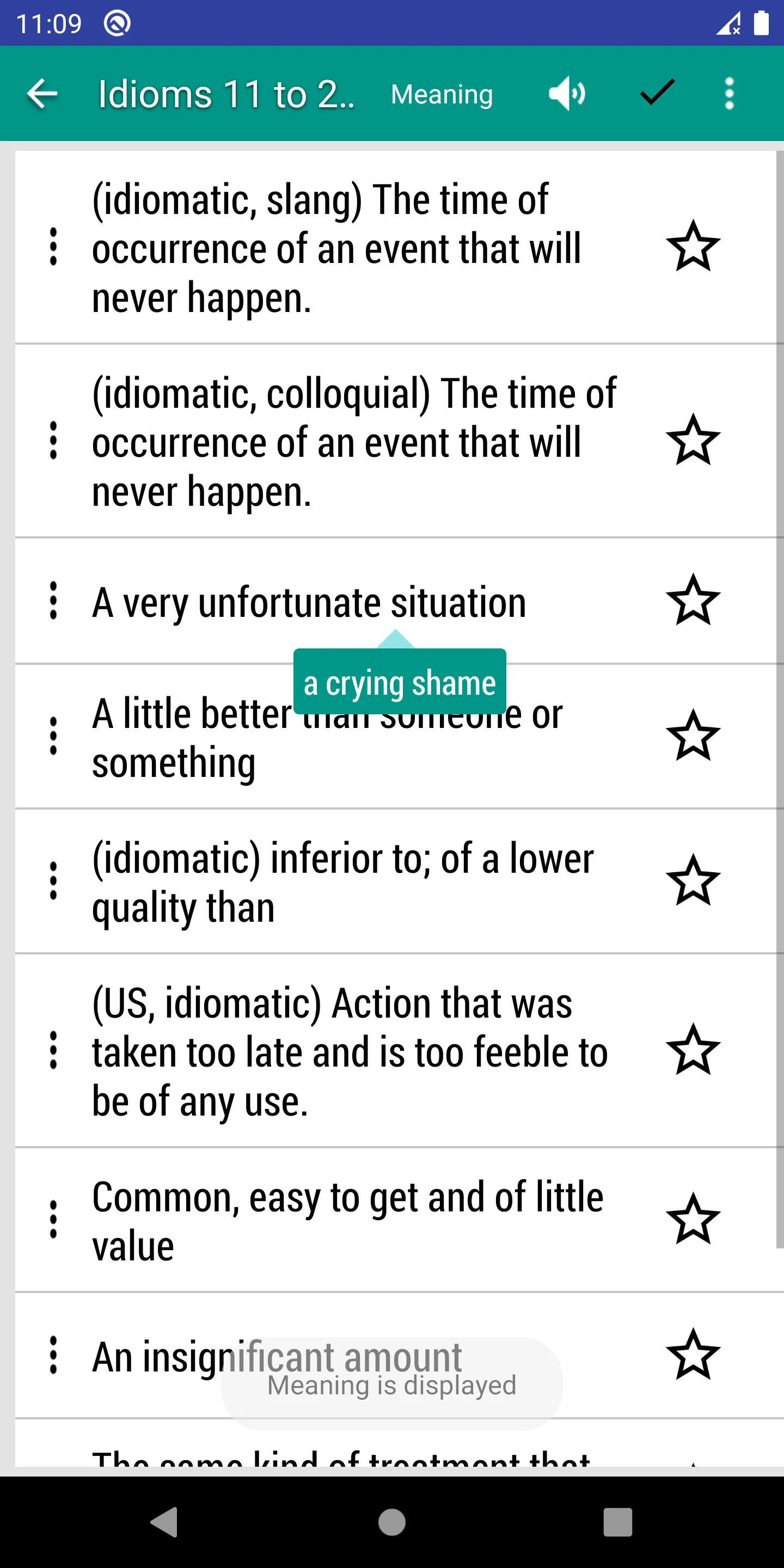 English idioms and phrases | Indus Appstore | Screenshot