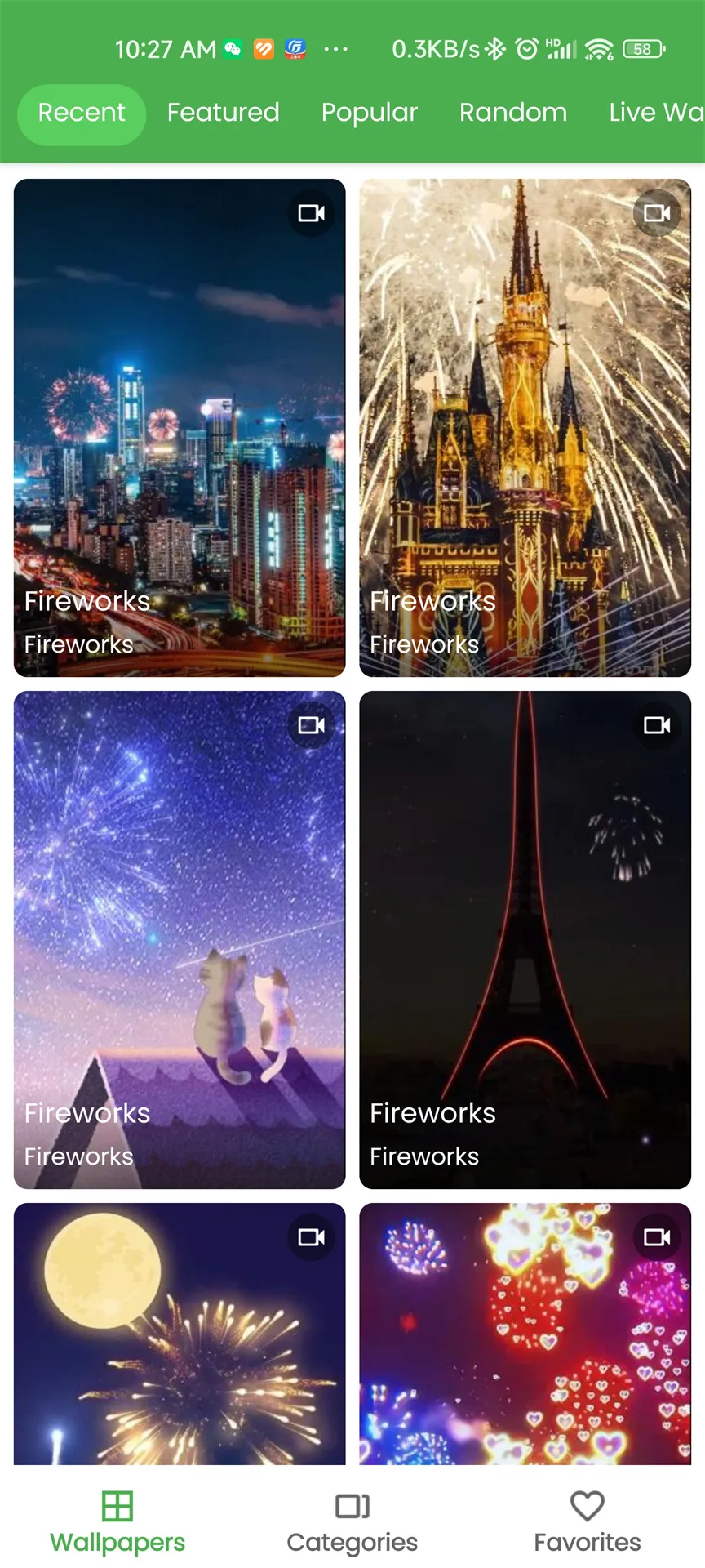 NewYear Fireworks Wallpaper | Indus Appstore | Screenshot