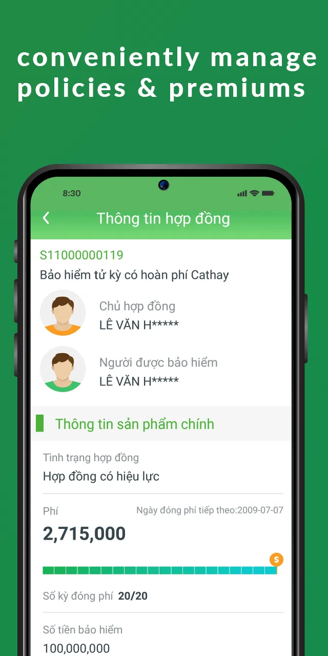 Cathay Life Vietnam | Indus Appstore | Screenshot