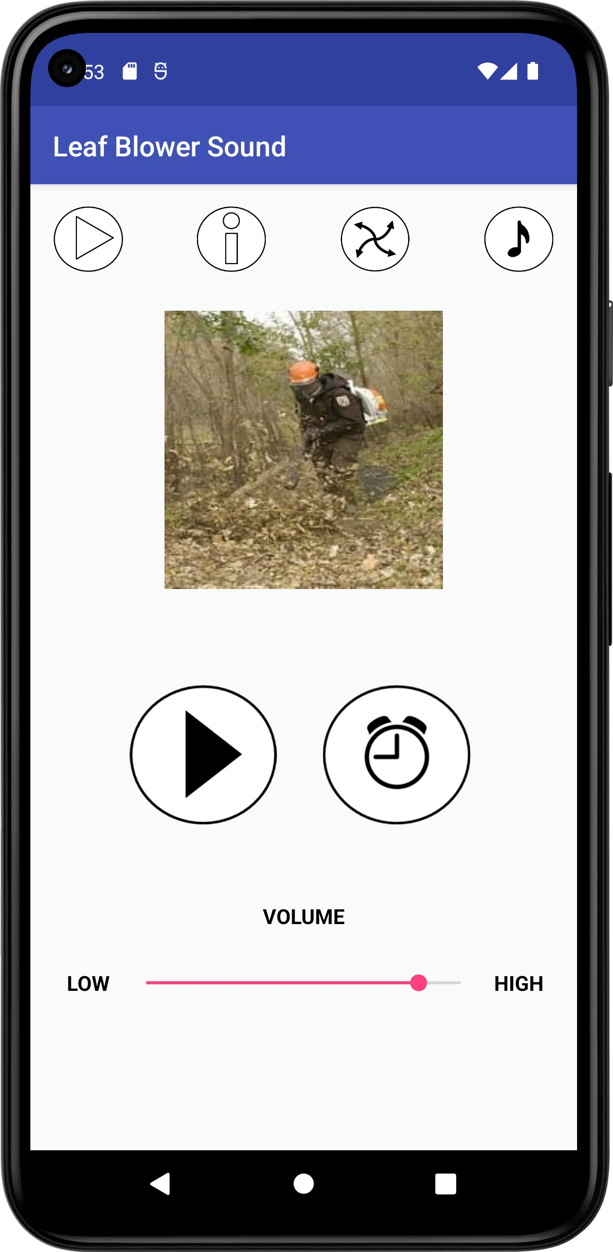 Leaf Blower Sound | Indus Appstore | Screenshot