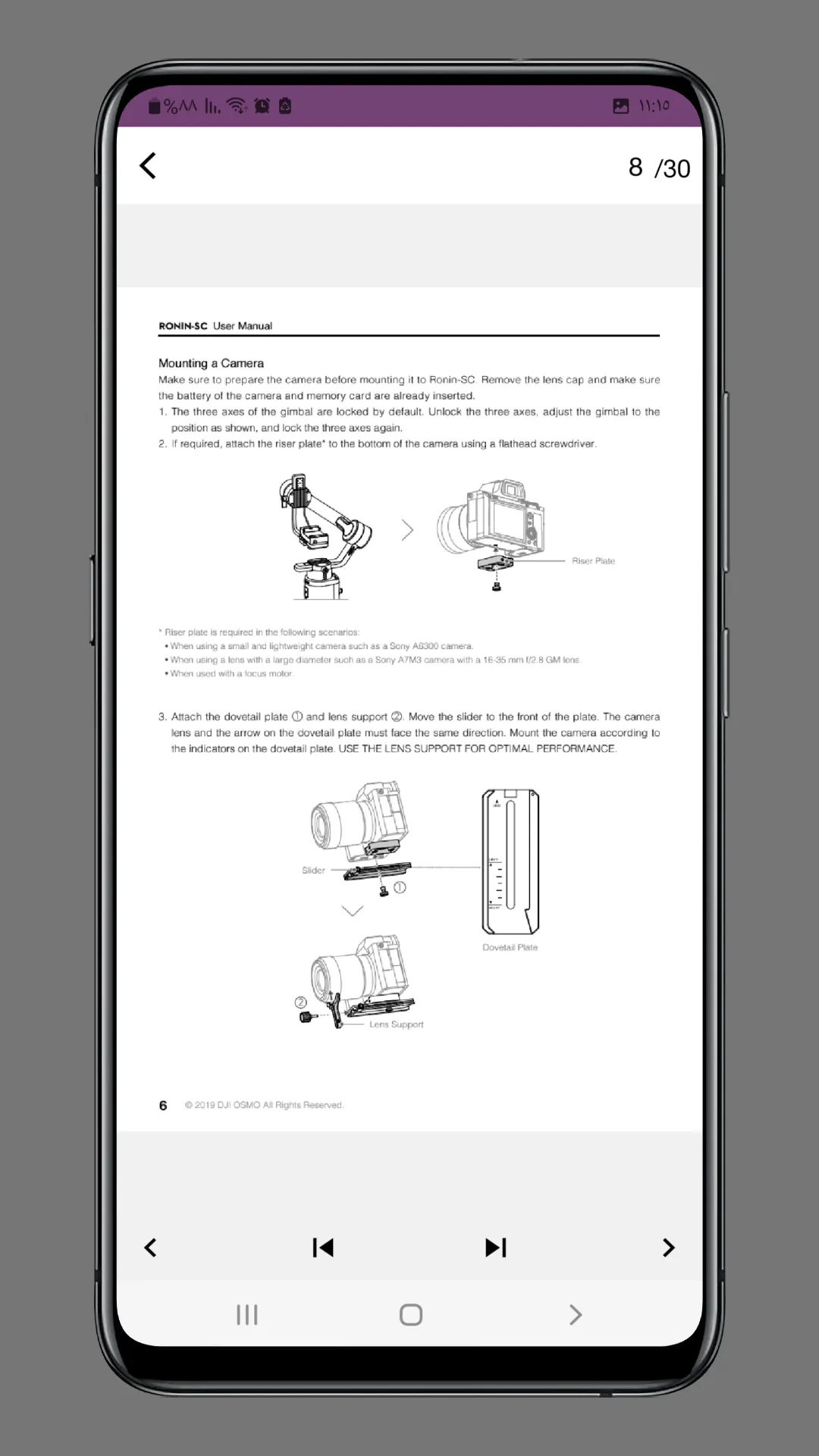 dji ronin sc guide | Indus Appstore | Screenshot