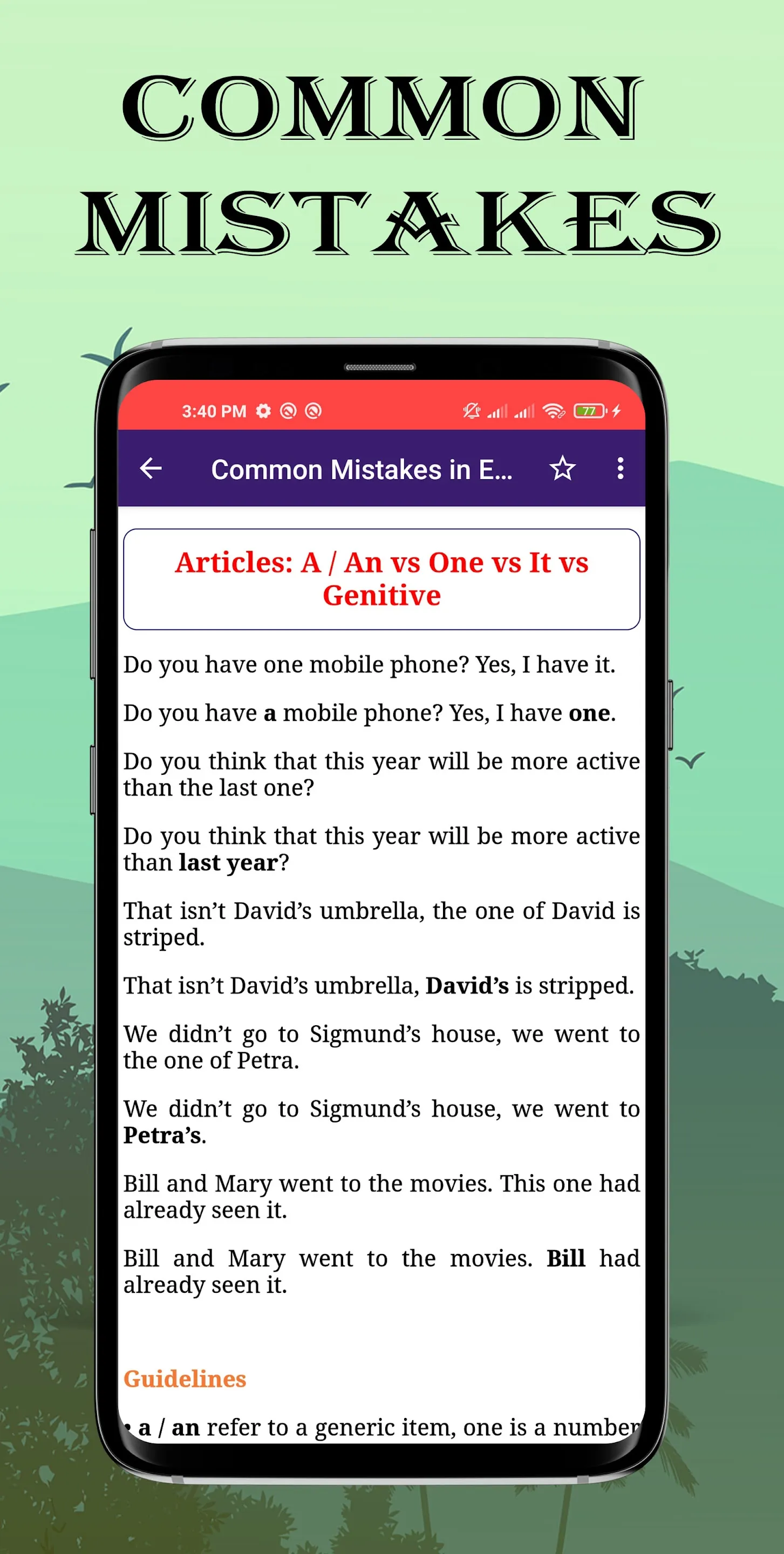 Common Mistakes in English | Indus Appstore | Screenshot