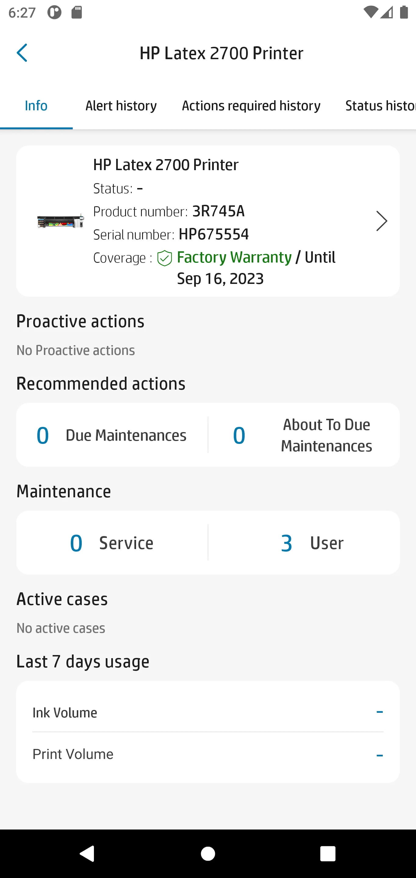 HP PrintOS Service Center | Indus Appstore | Screenshot