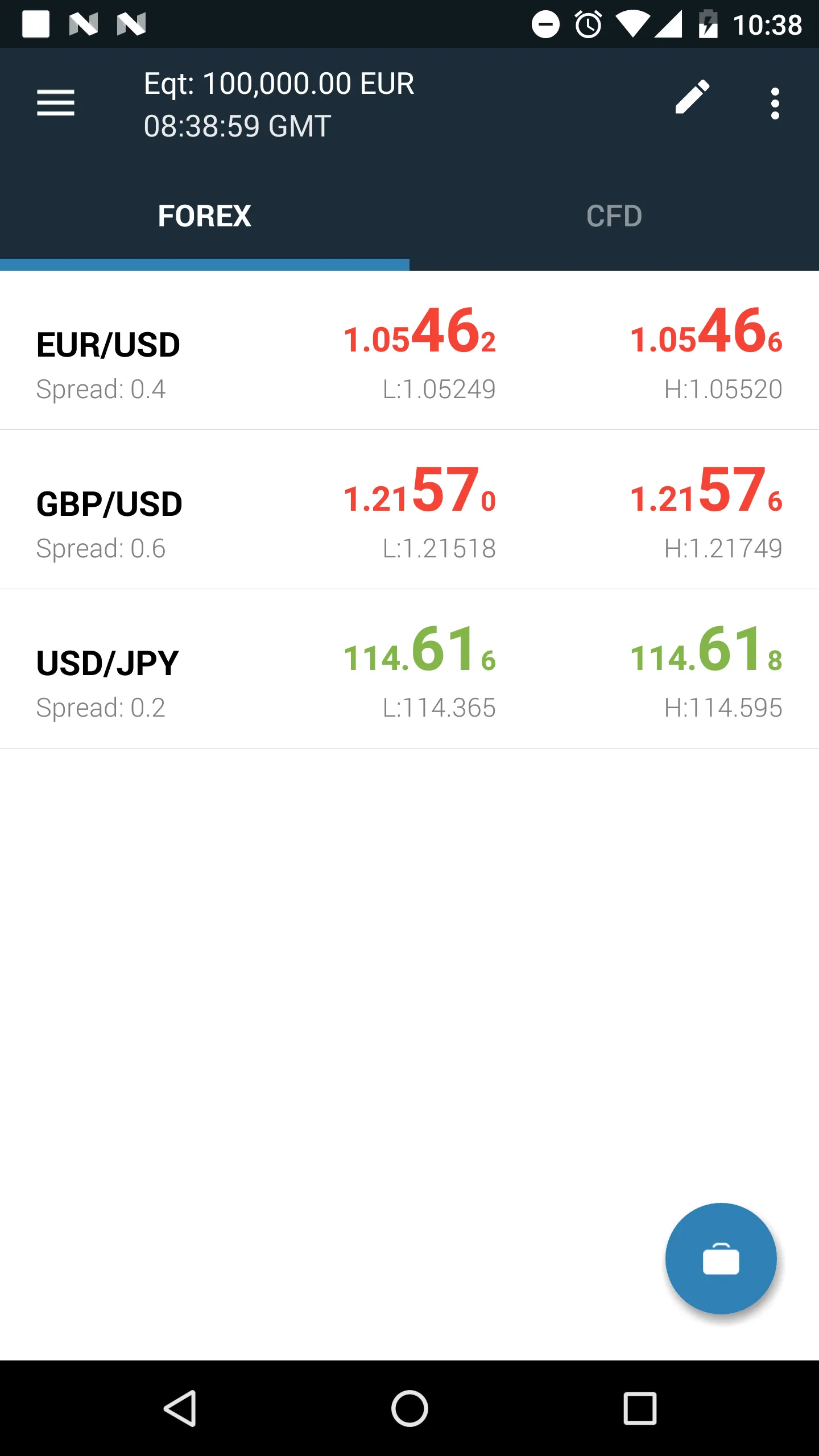 BluOr Bank FX | Indus Appstore | Screenshot