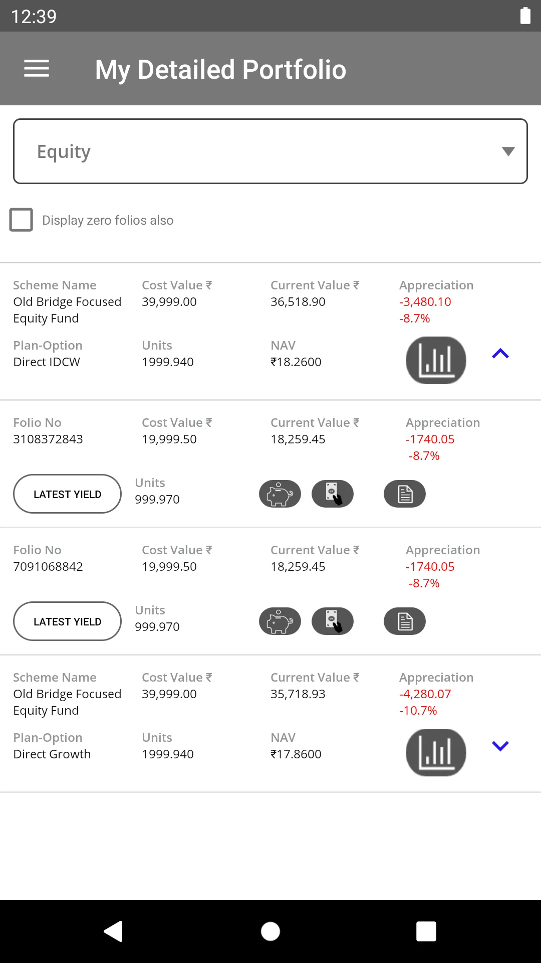 OLD BRIDGE MUTUAL FUND | Indus Appstore | Screenshot