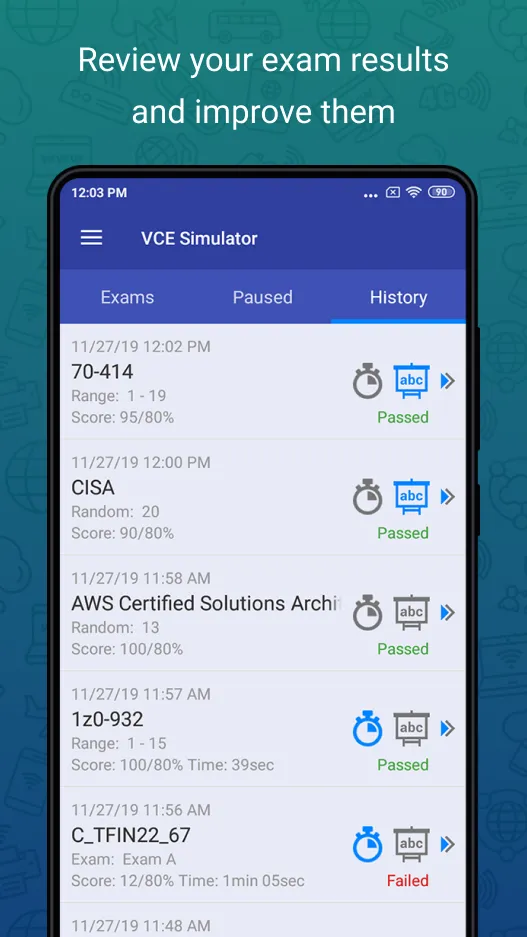 VCE Simulator | Indus Appstore | Screenshot