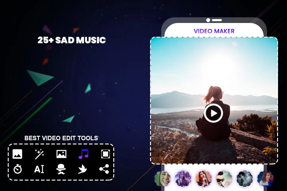 Sad Video Maker with Music | Indus Appstore | Screenshot