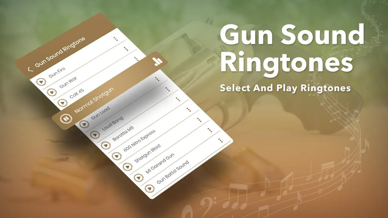 Gun Sound Ringtone | Indus Appstore | Screenshot