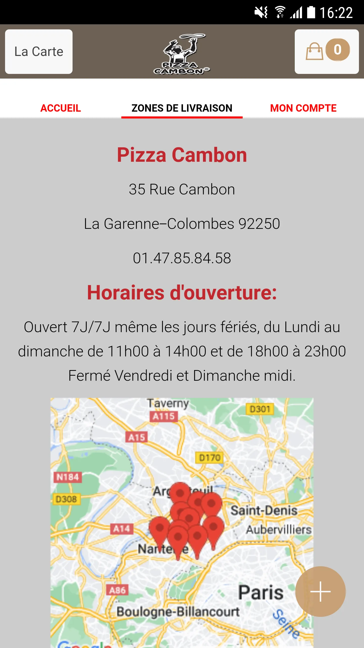 Pizza Cambon | Indus Appstore | Screenshot