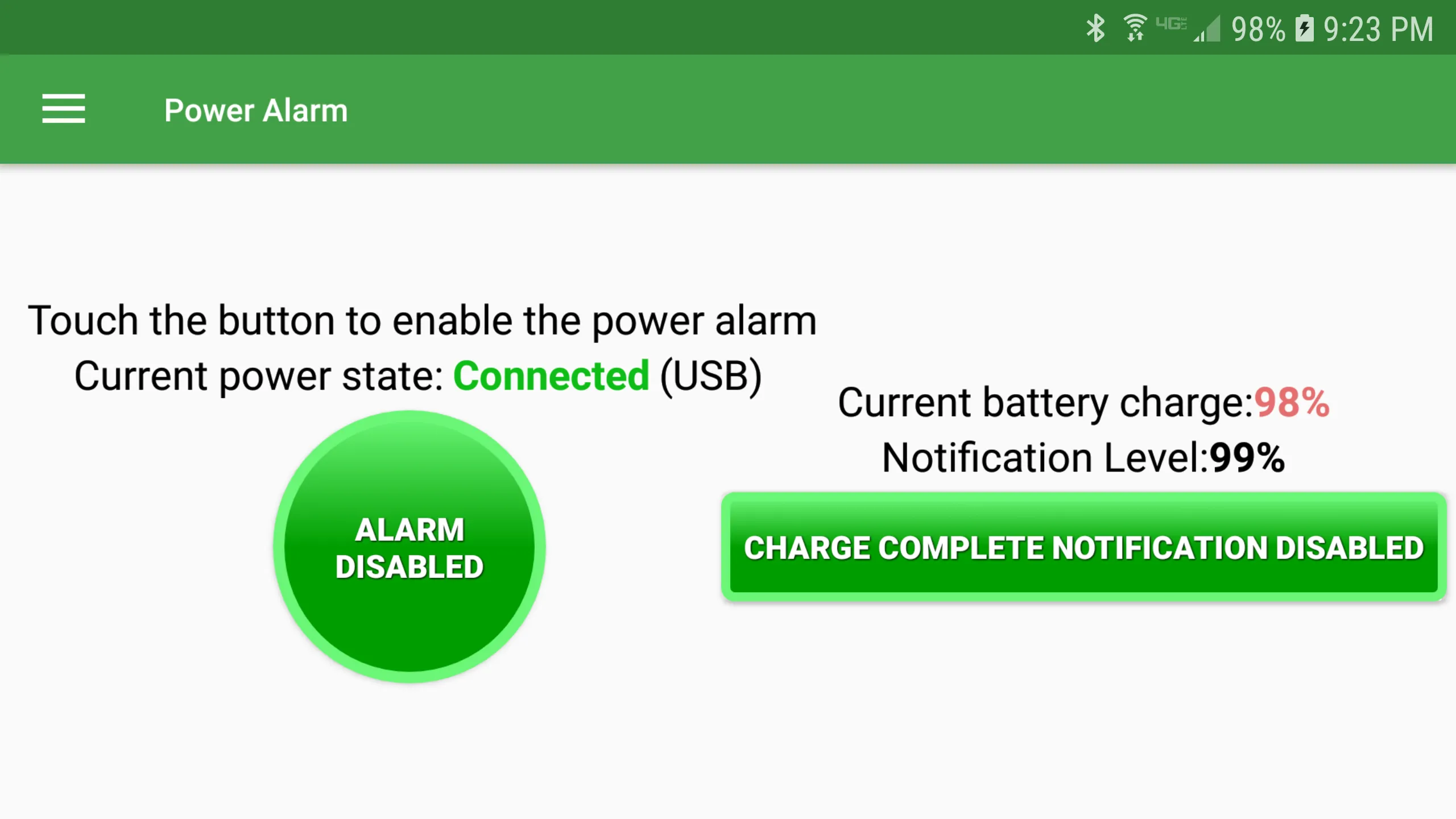 Power Alarm | Indus Appstore | Screenshot