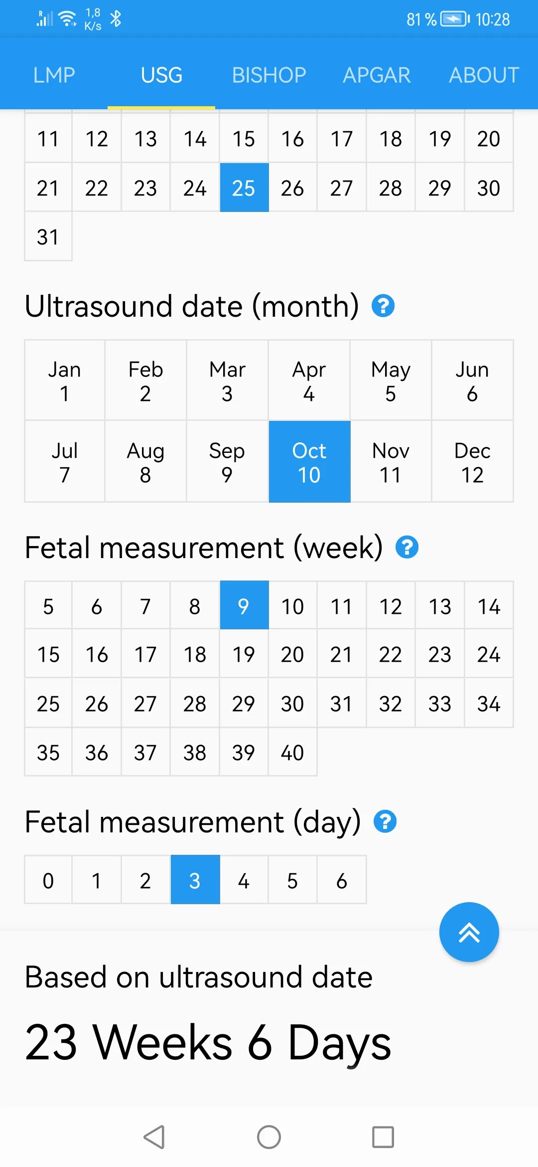 FAST Pregnancy Calculator | Indus Appstore | Screenshot