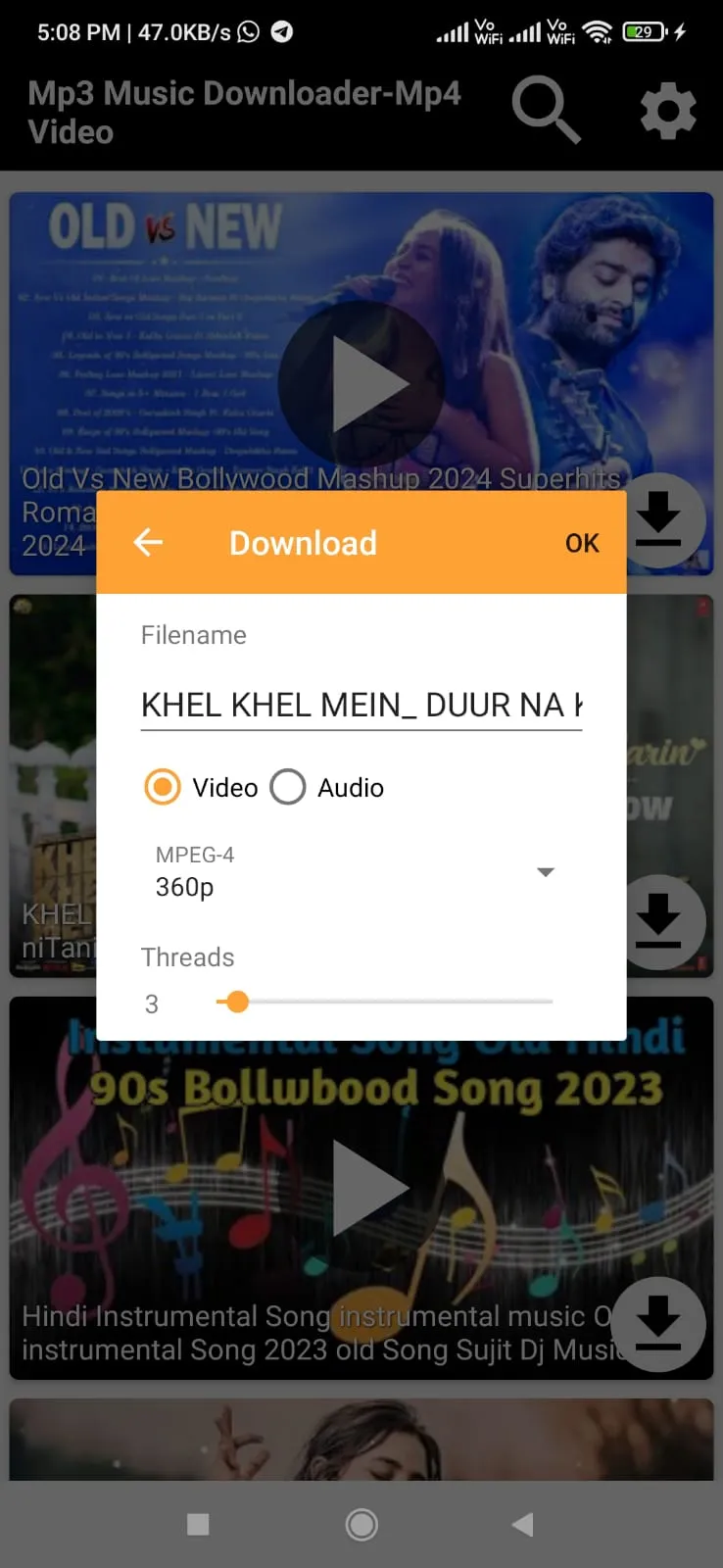 MP3 music downloader -Mp4Video | Indus Appstore | Screenshot