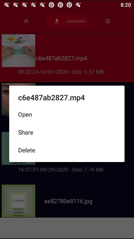 Download Video for Pinterest | Indus Appstore | Screenshot