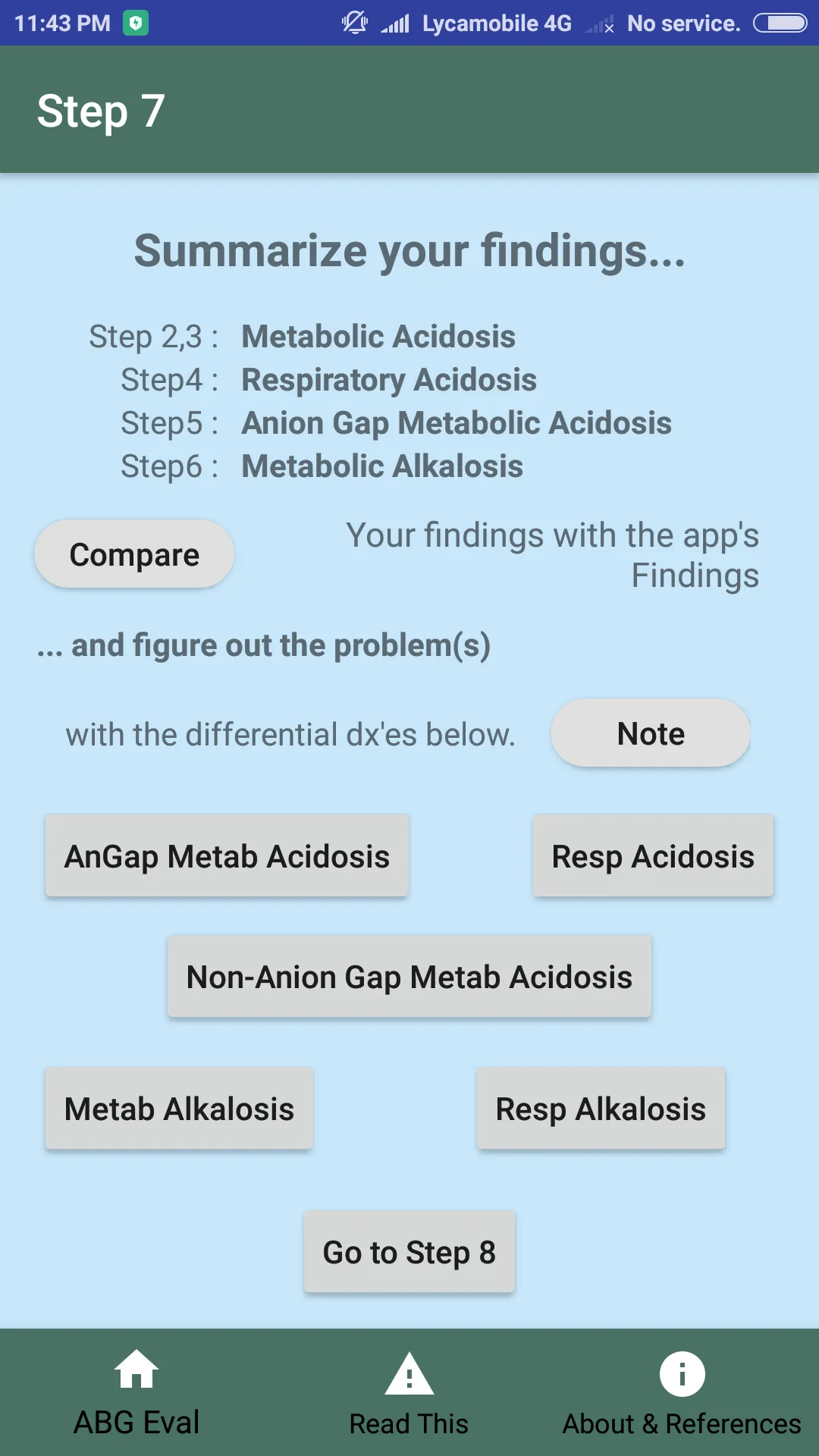 ABG Acid-Base Eval | Indus Appstore | Screenshot