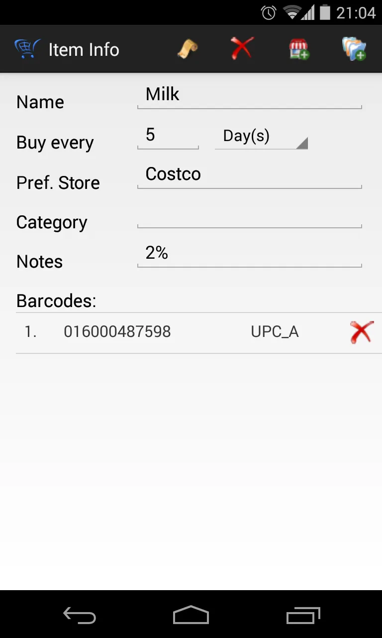 Shopping List - My iList | Indus Appstore | Screenshot