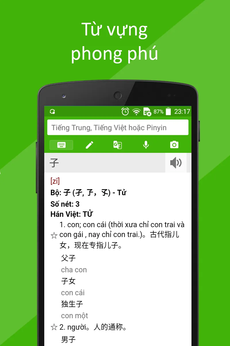 Tu dien Trung Viet | Indus Appstore | Screenshot