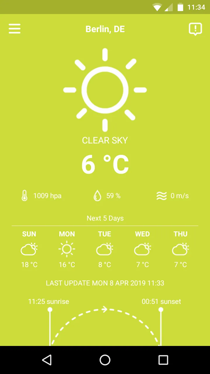 Simple Weather | Indus Appstore | Screenshot