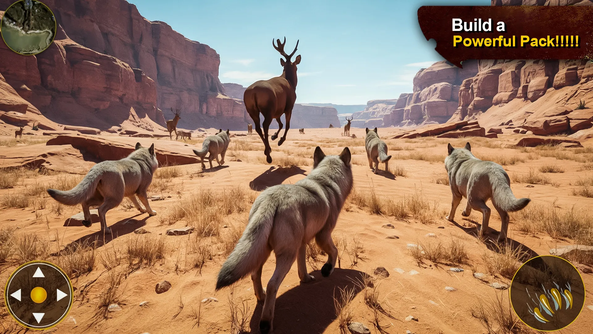 The Wolf Game: Wild Animal Sim | Indus Appstore | Screenshot