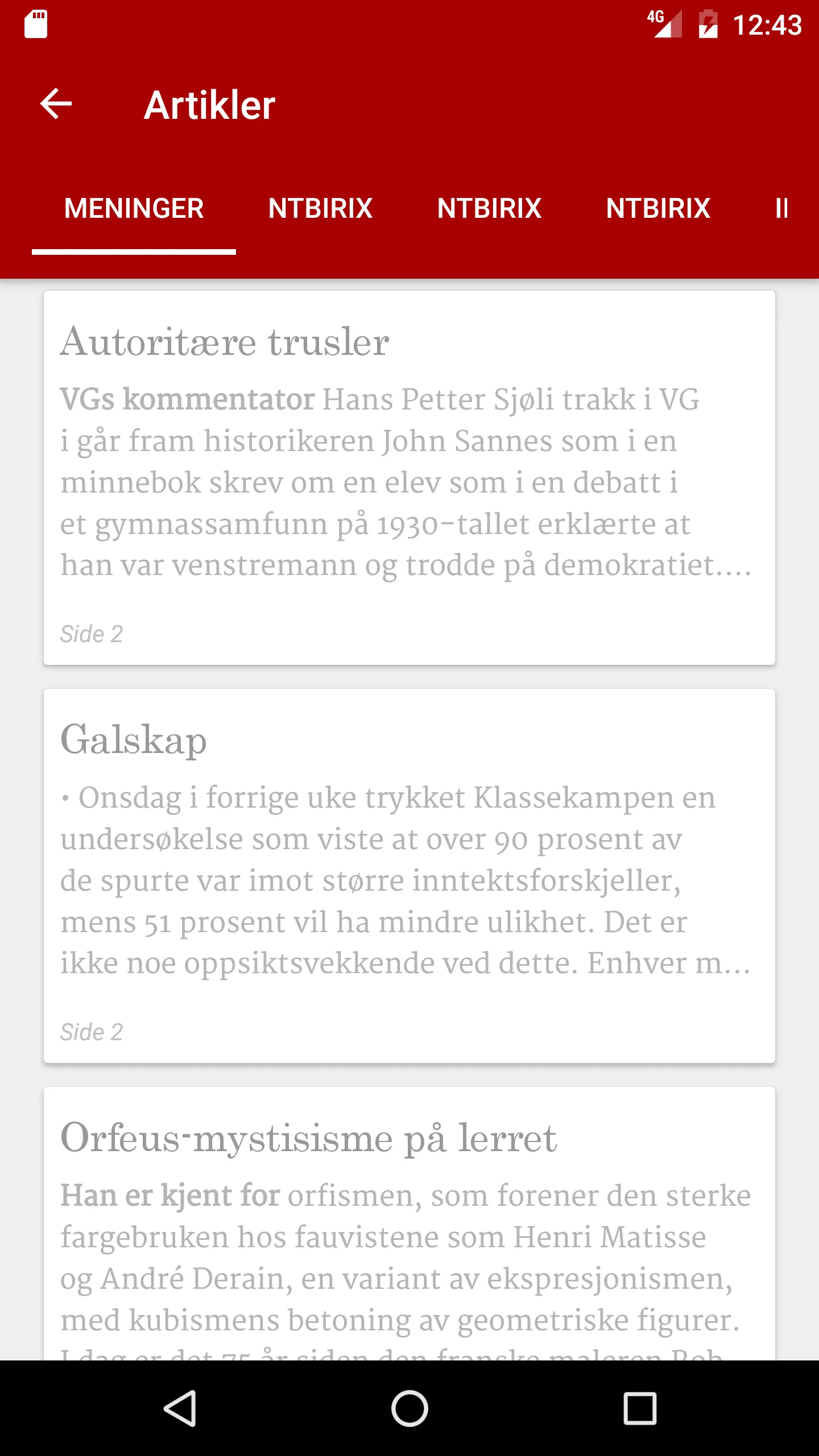 Klassekampen | Indus Appstore | Screenshot