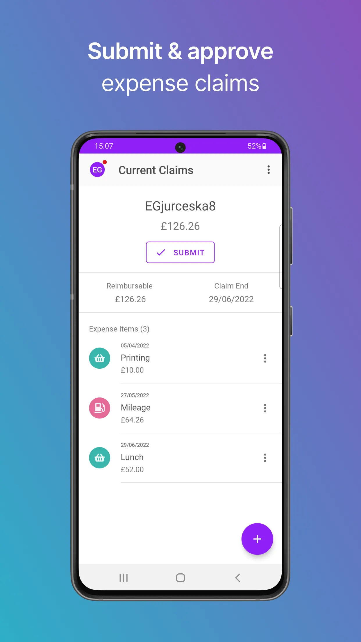 Expenses Mobile | Indus Appstore | Screenshot