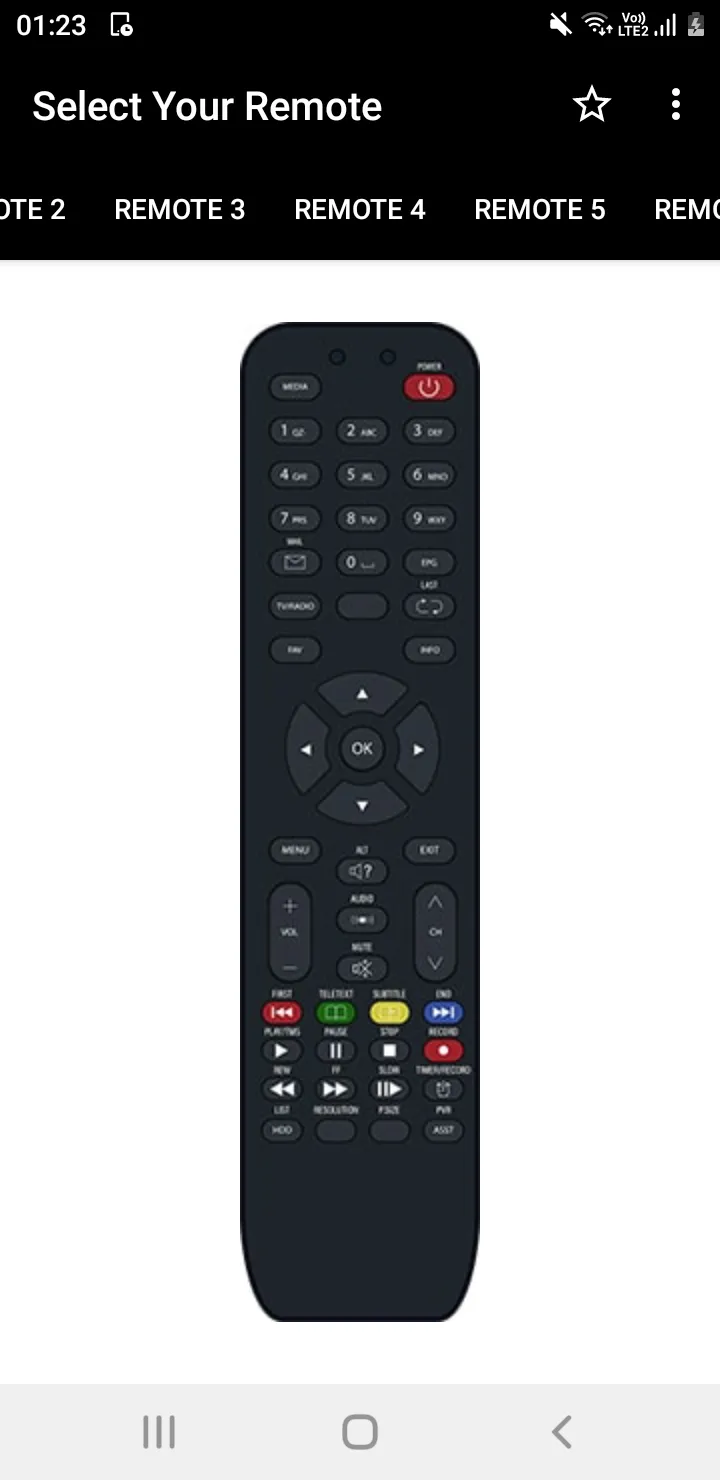 Remote Control For Sun Direct | Indus Appstore | Screenshot