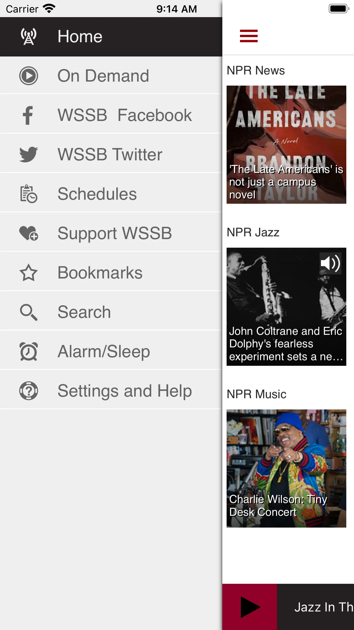 WSSB Public Radio App | Indus Appstore | Screenshot