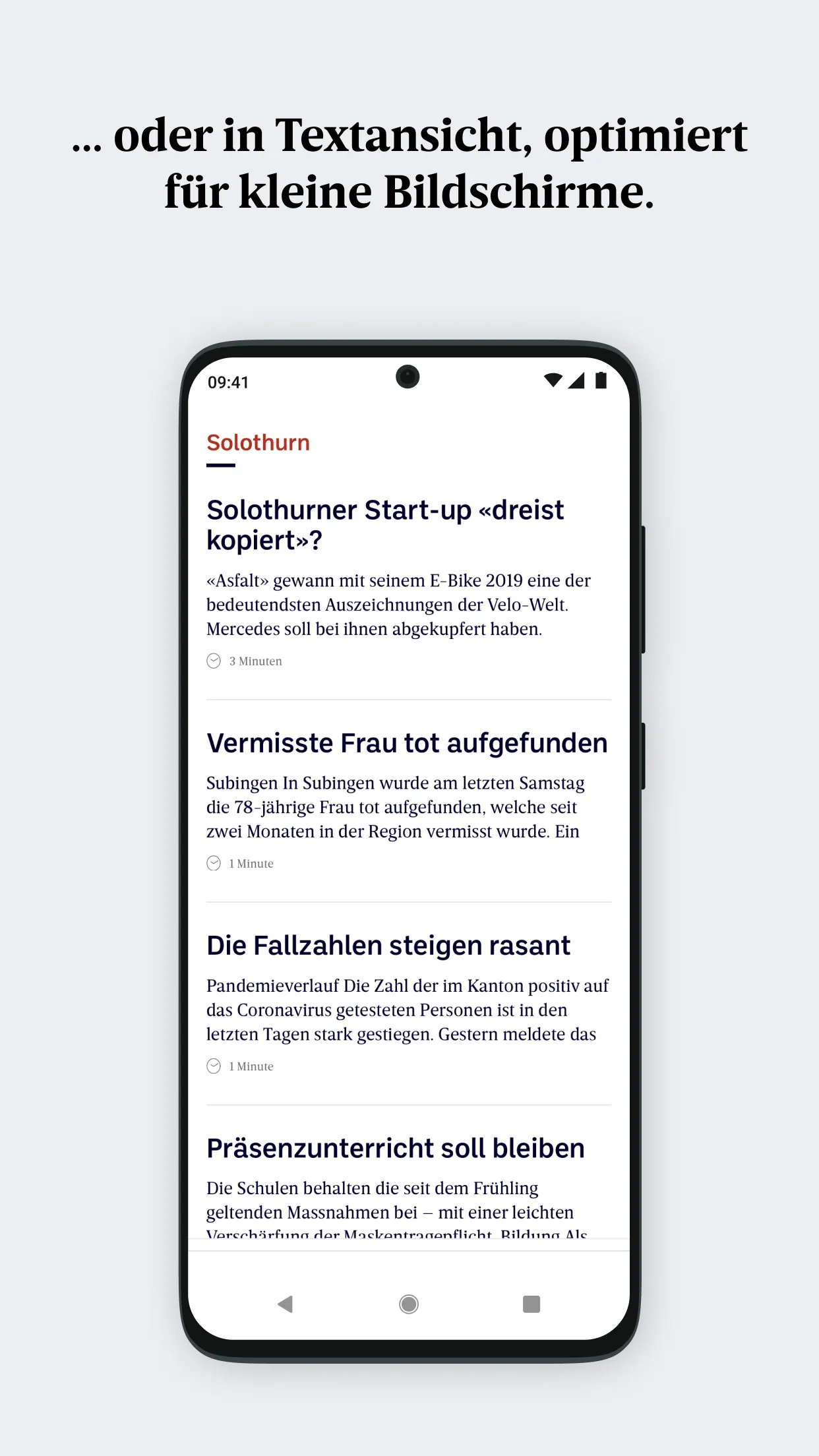 ot Oltner Tagblatt E-Paper | Indus Appstore | Screenshot