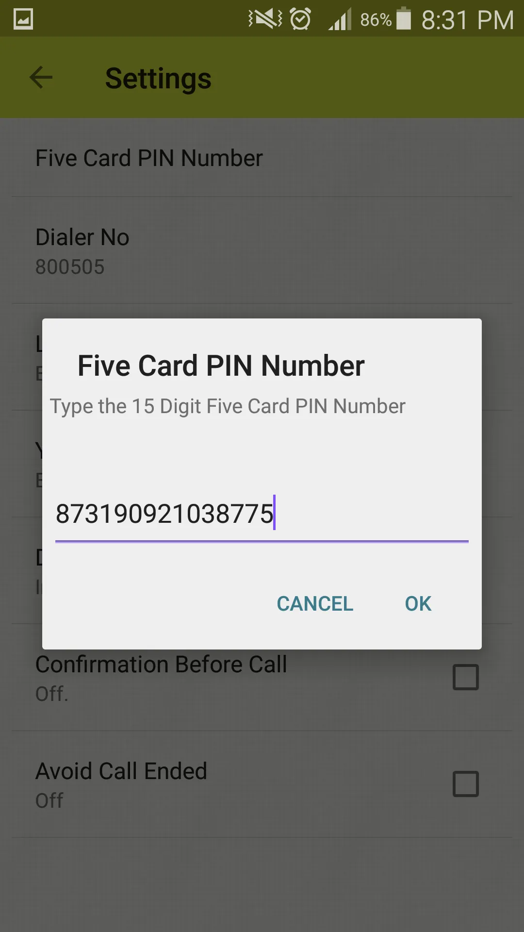 Five Card Dialer | Indus Appstore | Screenshot