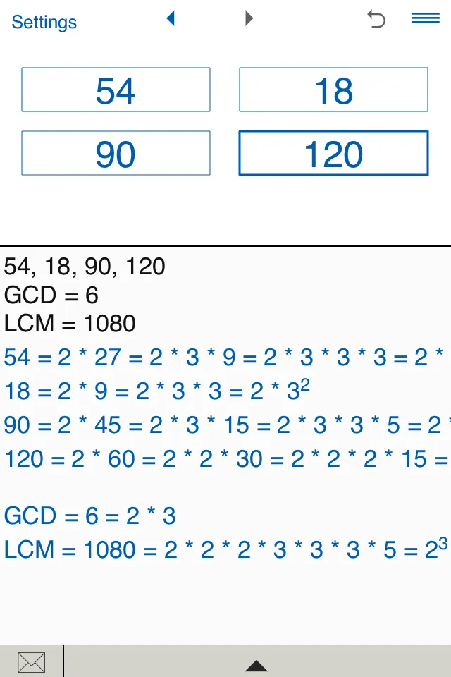 GCD and LCM calculator | Indus Appstore | Screenshot