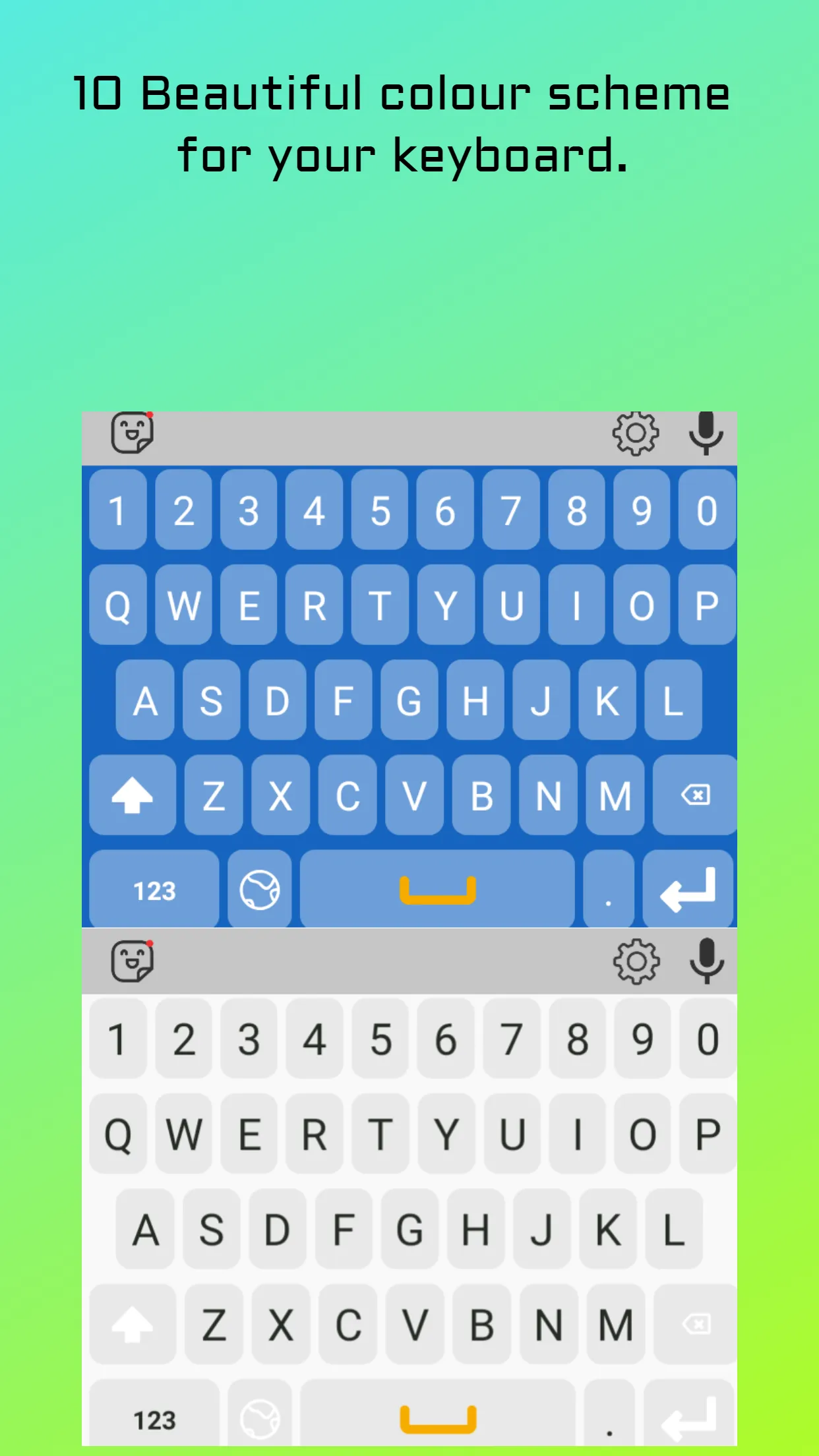 English Keyboard Themes | Indus Appstore | Screenshot