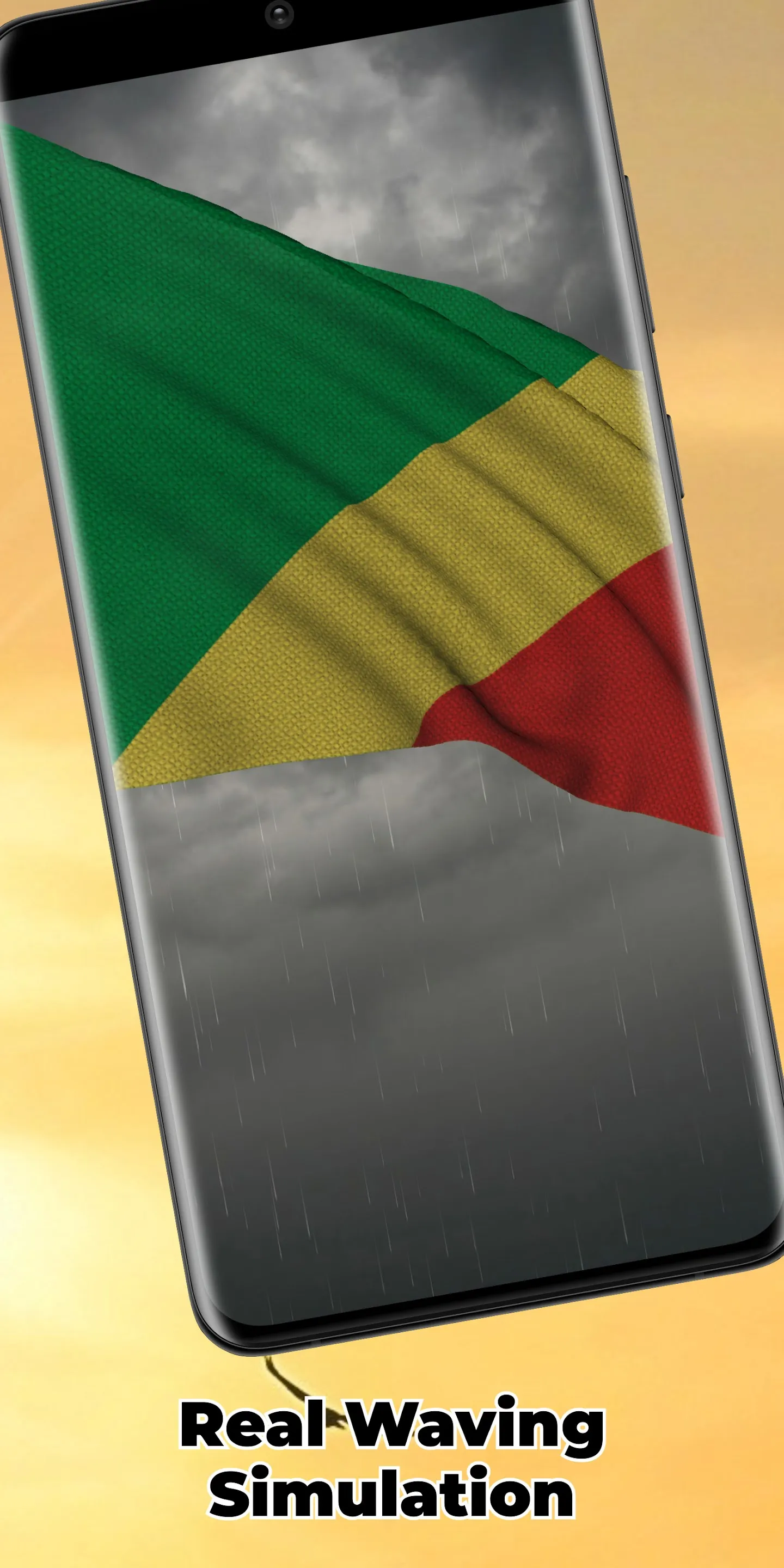 Congo Flag Live Wallpaper | Indus Appstore | Screenshot