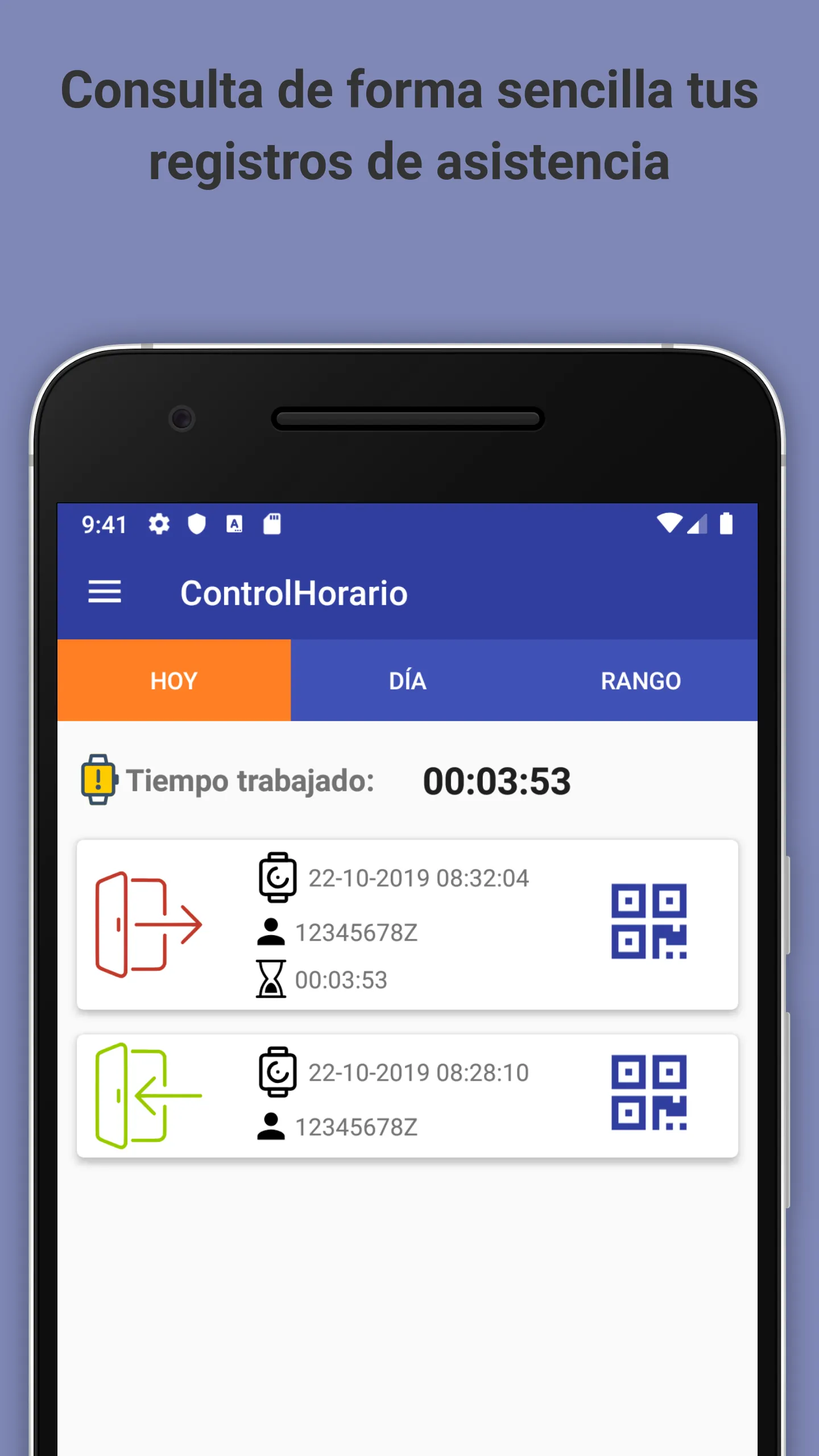 Control Horario | Indus Appstore | Screenshot