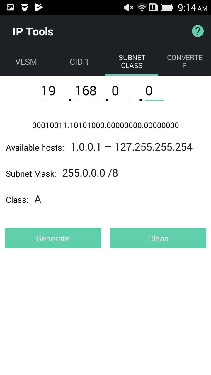 Calculator VLSM for Students | Indus Appstore | Screenshot