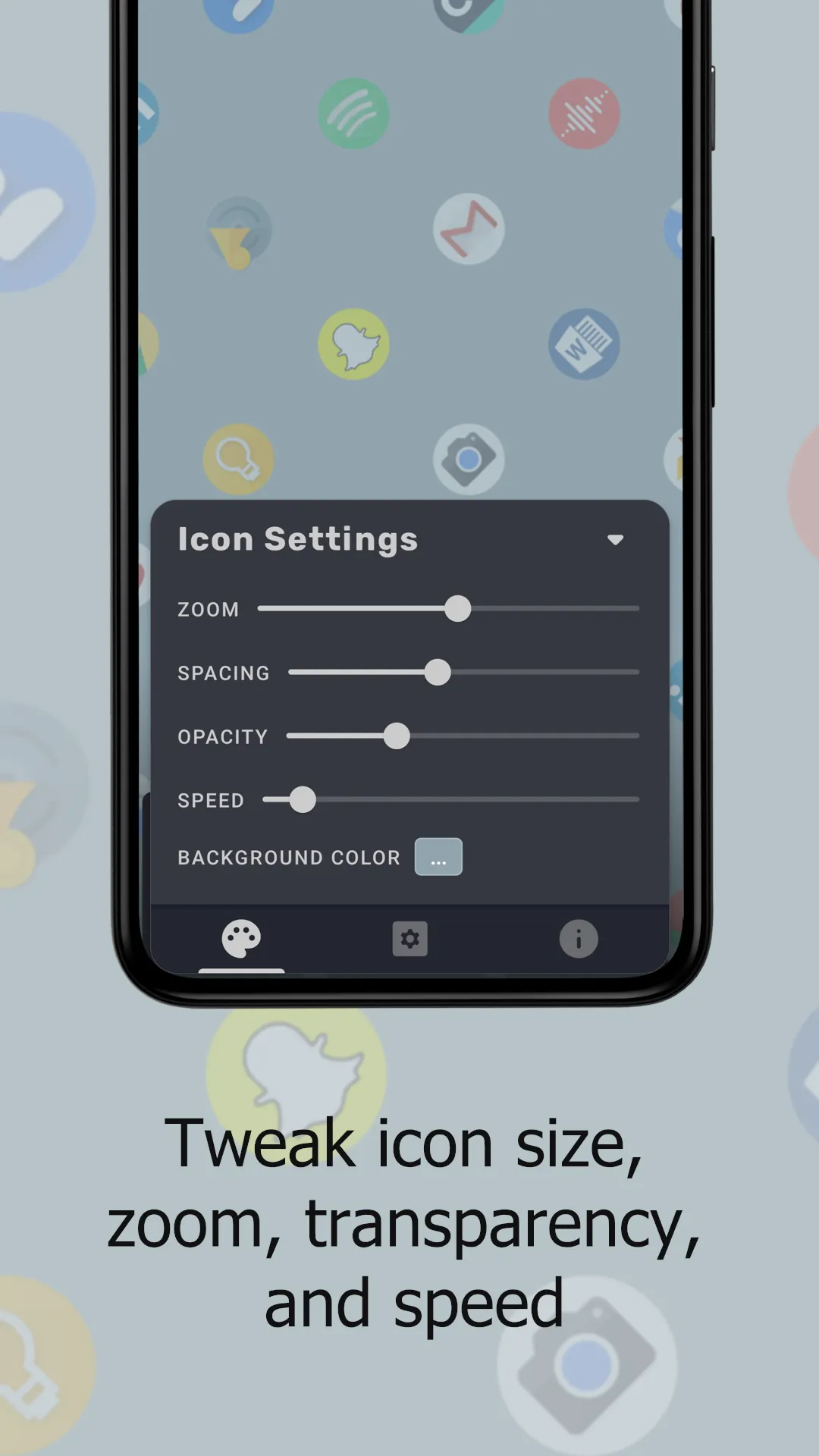 Scrolling Icons Live Wallpaper | Indus Appstore | Screenshot