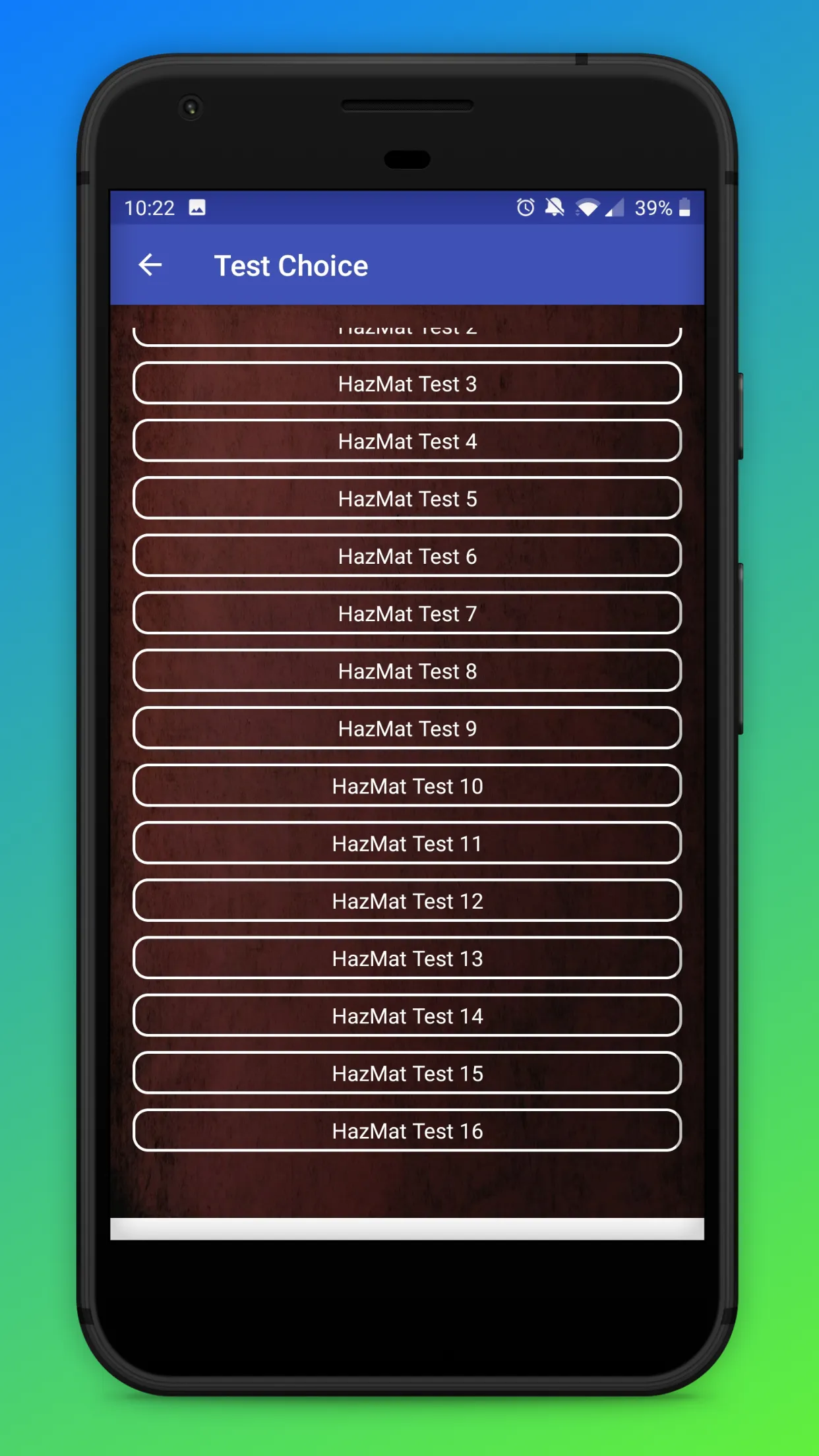 HazMat Test | Indus Appstore | Screenshot