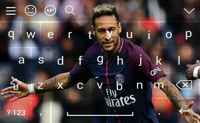 Neymar Jr Keyboard Theme 2023 | Indus Appstore | Screenshot