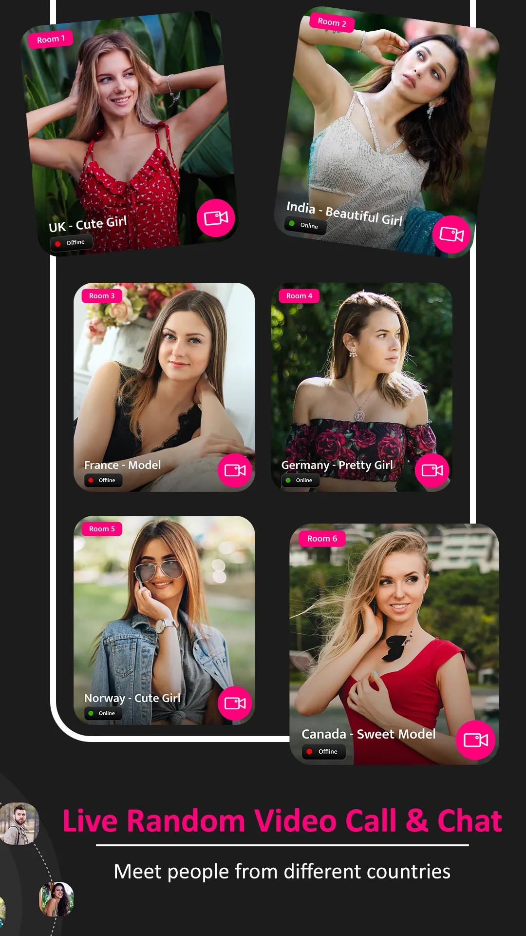 Live Random Video Call & Chat | Indus Appstore | Screenshot