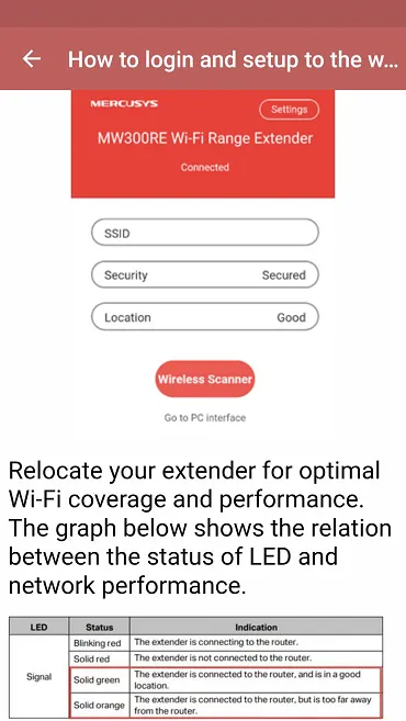 Mercusys Range Extender Guide | Indus Appstore | Screenshot