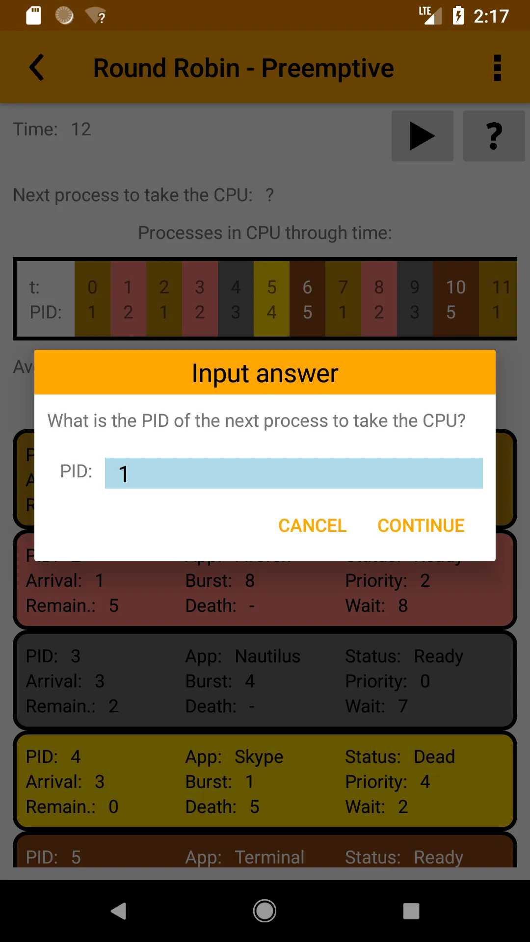 OS Algorithm Simulator | Indus Appstore | Screenshot