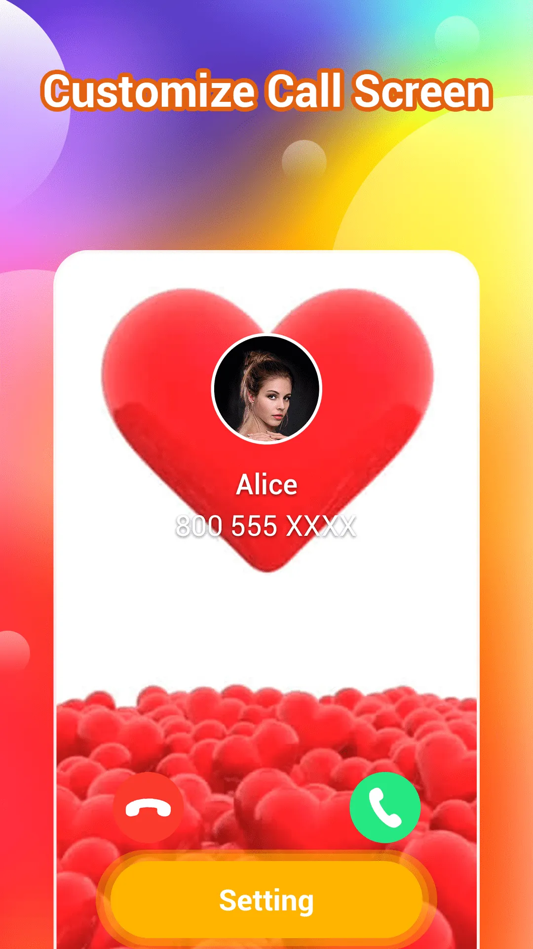 Color Call Screen - Call flash | Indus Appstore | Screenshot