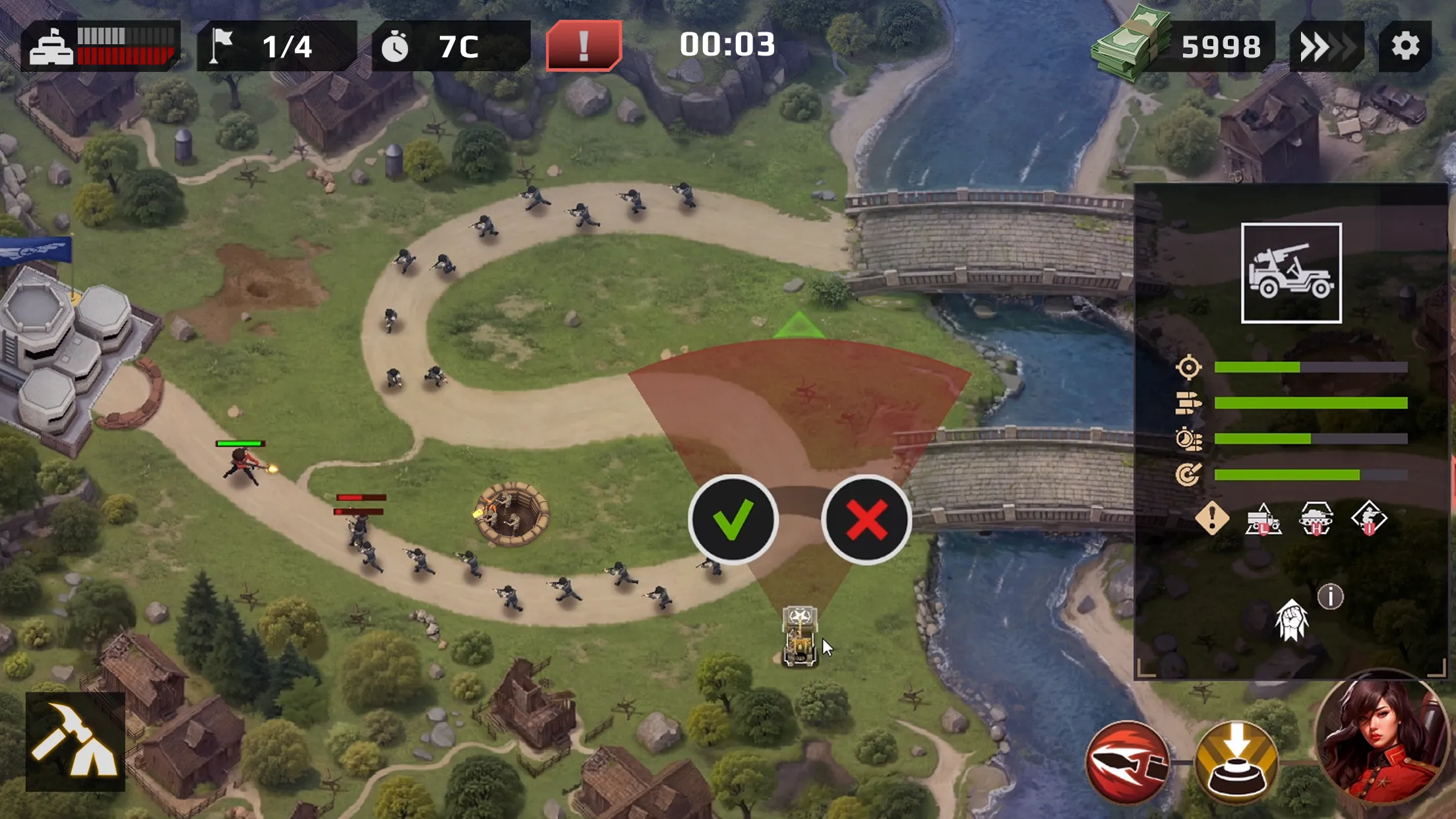 WWII Defense: RTS Army TD game | Indus Appstore | Screenshot