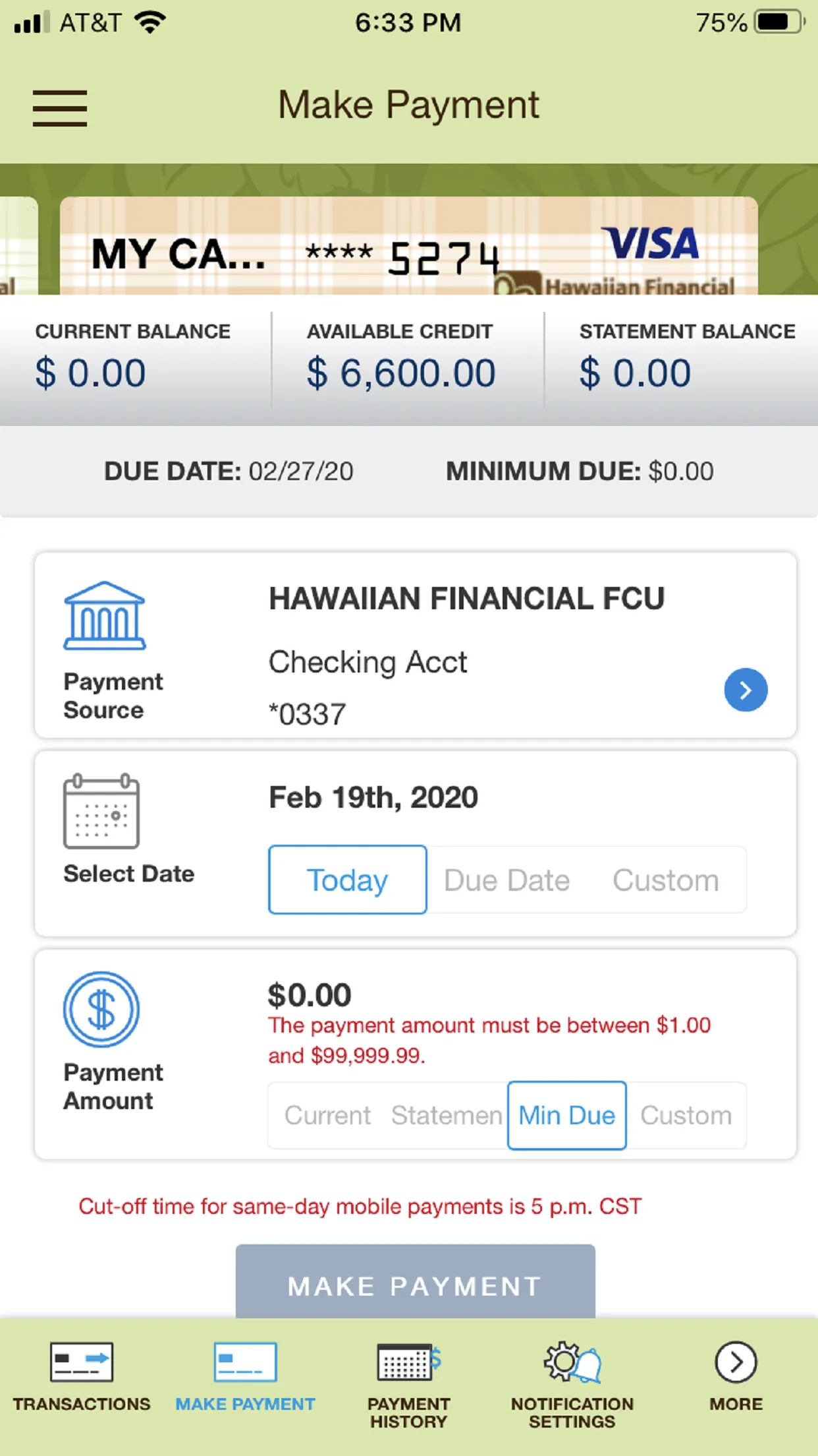 MyCard HIFICU VISA | Indus Appstore | Screenshot