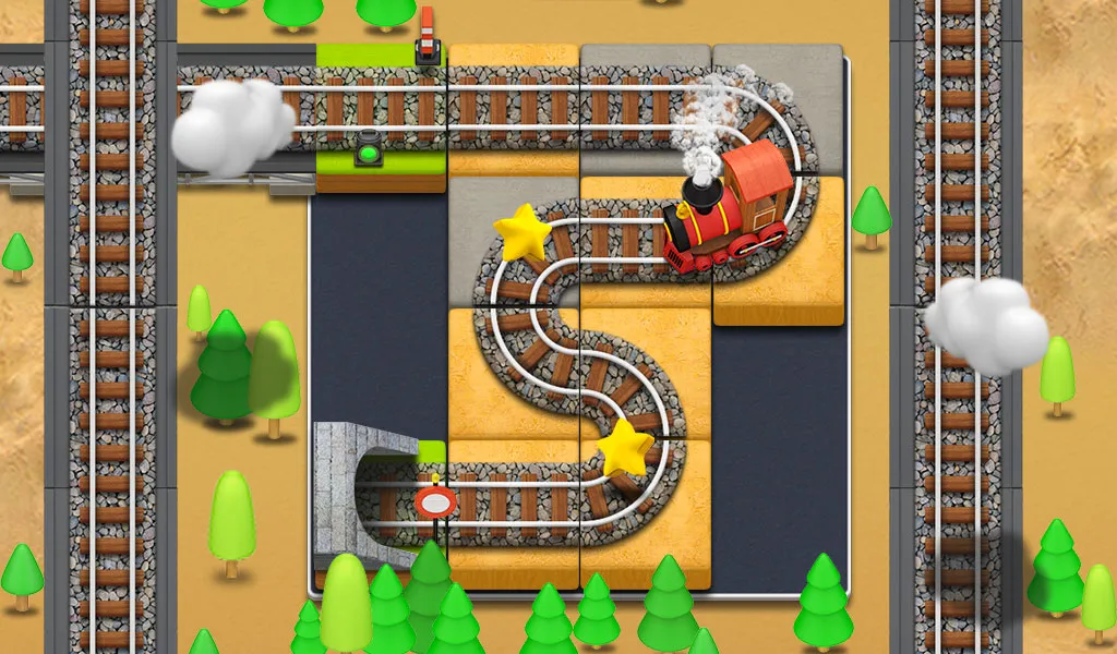 iHappy Train - Slide Puzzle | Indus Appstore | Screenshot