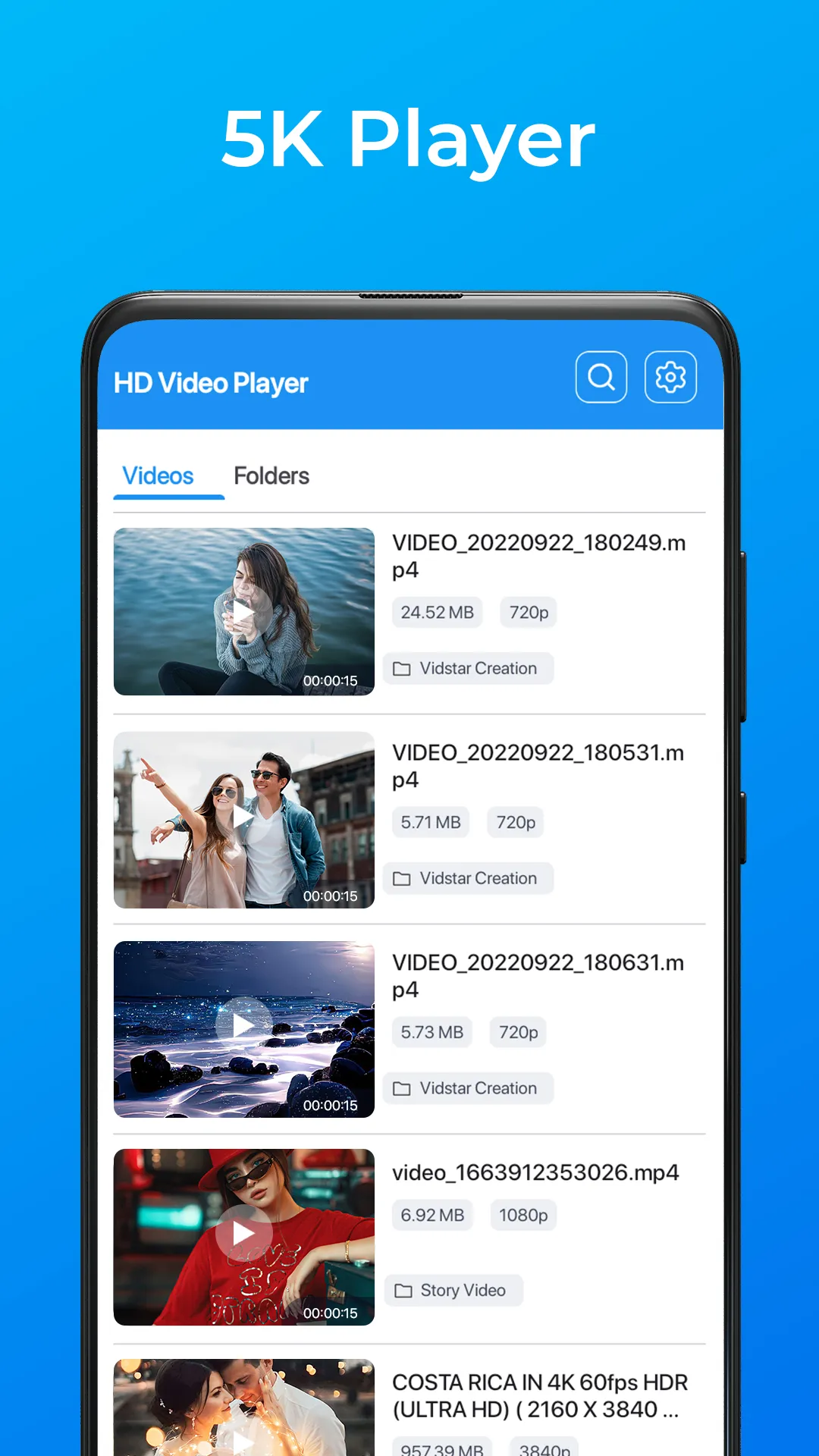 Vide Video Player - 5K Player | Indus Appstore | Screenshot