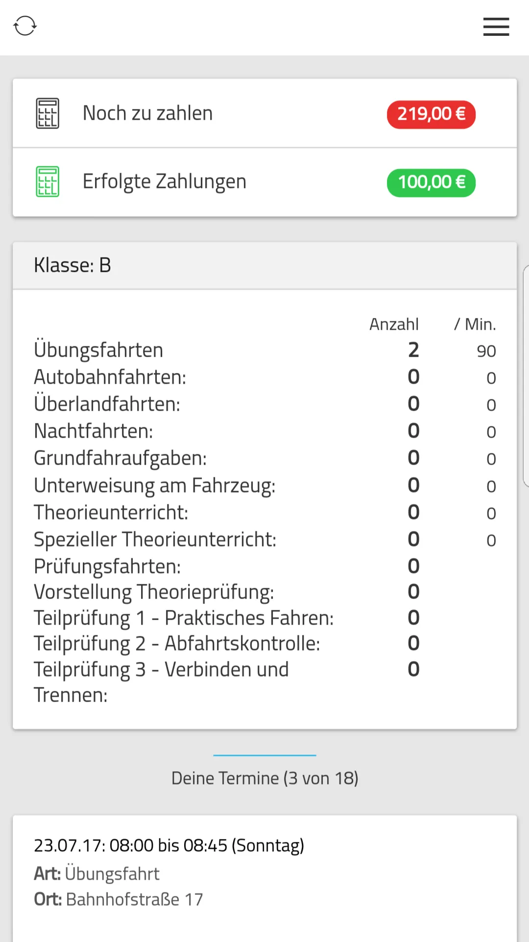 Meine Fahrschul-App | Indus Appstore | Screenshot